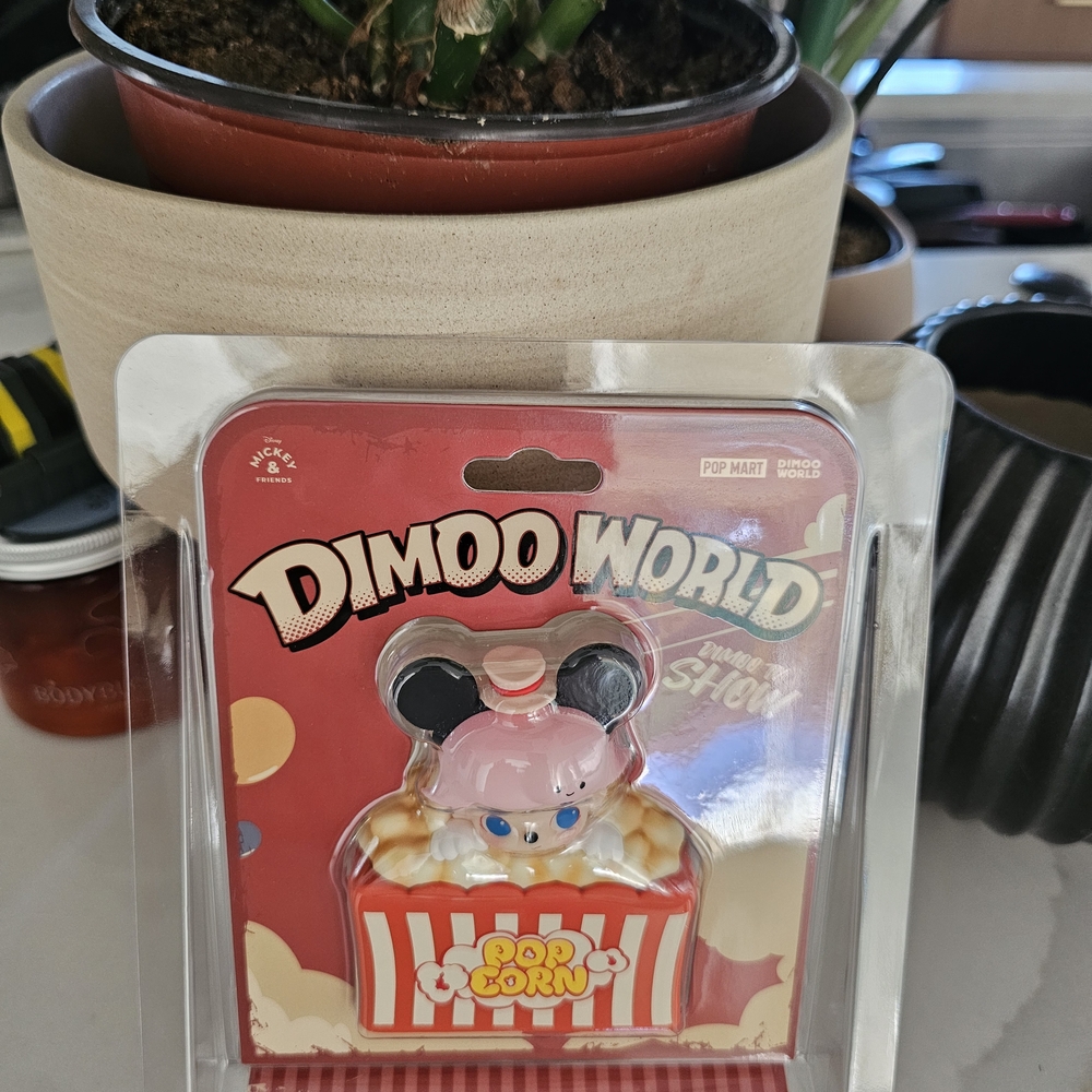 DIMOO WORLD EARPHONE CASE Popcorn Box Accessory with Mouse Ears
